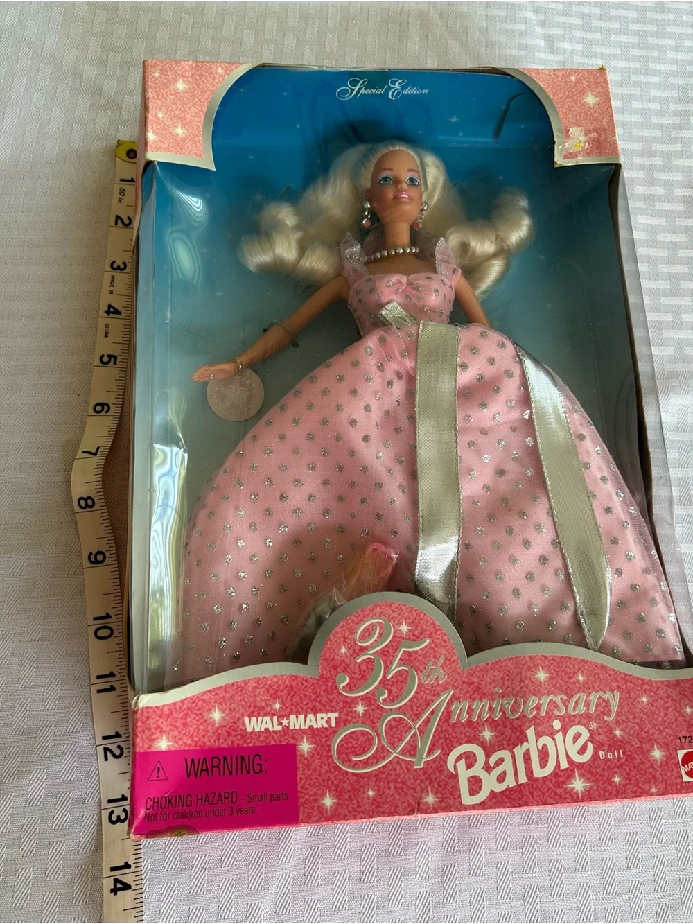 Barbie Special Edition Pink & Silver 35th Anniversary Party Doll